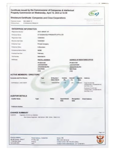 Quality Assurance Certificate 7